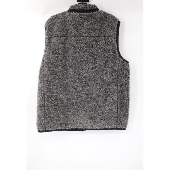 Carbon 2 Cobalt Reversible Vest Mens XL Sherpa Fleece Quilted Full Zip black - Picture 7 of 13